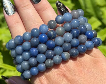 Blue Aventurine Bracelets | Crystal Jewelry, Beaded, Healing Gemstones, Metaphysical Gifts, Intuitively Chosen