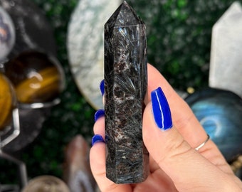 Astrophyllite Points | Crystal Towers, Unique, Metaphysical Gift, Healing Gemstone, Spiritual Decor, Intuitively Chosen