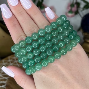 Green Aventurine Bracelets | Crystal Jewelry, Healing Crystals, Beaded Bracelets, Green Gemstones, Intuitively Chosen