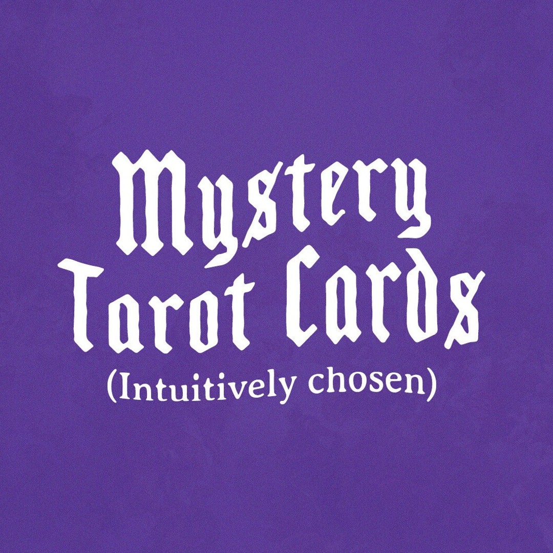 Mystery Tarot Cards Etsy