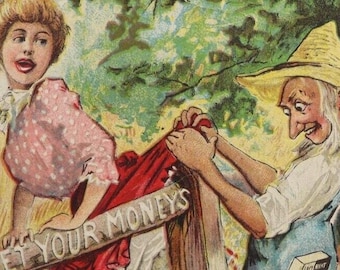 Risque Vintage Ad - Etsy