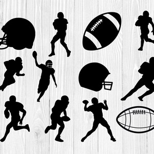 Football SVG, Football Player SVG, Football cut file, Football player, Football Dxf, Football Png, Football Clipart, Svg