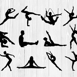 Gymnastic SVG, Dance SVG, File For Cricut, For Silhouette Cut Files, Dance SVG, Dxf, Png, Svg