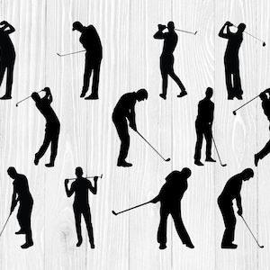 Golf Svg Golfing Svg Golf Player Svg Golf Silhouette  Golf Cut Files Golf Svg Bundle Golf Clipart Golf Design Svg Golf Vector