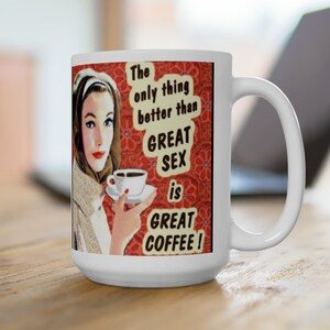 Vintage Coffee Boho Mug Classic Coffee Mug Coffee Design Mugs 15oz