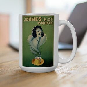 Classic Coffee Mug Vintage Boho Coffee Mug Classic Design Coffee Mug Retro Cup 15oz