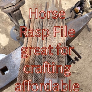 Horse shoeing rasp/ Farrier file used for crafting and artwork