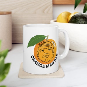 Trump Coffee Ceramic Mug 11oz Trumpmugs Conservative Coffee Mug Gift for Dad Trump Mug Trump Father Mug For Men Republican Coffee Mug