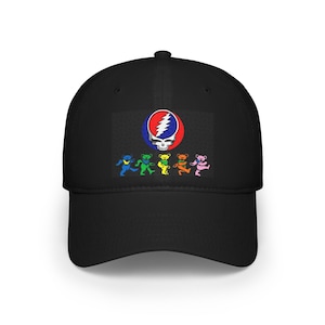 Grateful Dead Merch Hats Baseball Cap More for Deadheads! Perfect Gifts for Mom Dad or Any Fan Low Profile Baseball Cap