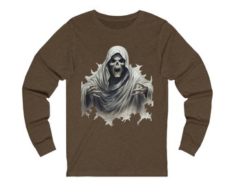 Shirt met lange mouwen Spooky Season: T-shirt Halloween Ghost