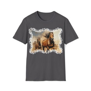 Western Graphic tee Horse Equestrian T-shirt I Ride Horses Shirt Horsing around Tee Shirt Equestrian Gift for Woman