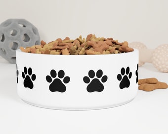 Unique Dog Bowl Set Stylish Pet Food & Water Dish Perfect Gift for Pet Lovers Dog Cup for Mealtime Handcrafted Pet Dinnerware