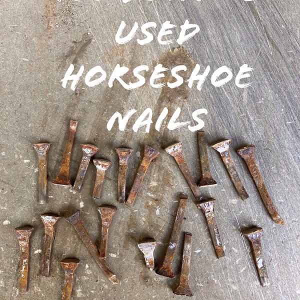 Horseshoe Nails used for crafting 150 count per bag