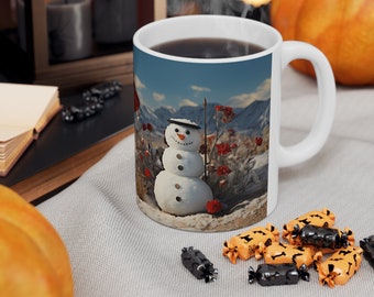 Funny Snowman Christmas Coffee Mug, Secret Santa Gift
