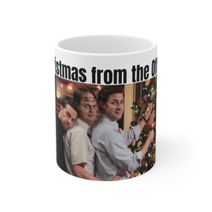 Coffee Mug Office TV Show Coffee Mug Christmas Cup Office Christmas Gift