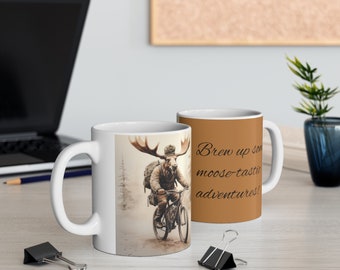 Vintage Moose Mug Handcrafted Pottery Coffee Cup - Etsy