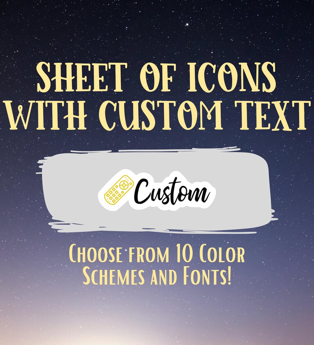 CIC-47 Remote Icon W/ Custom Text | Icons W/ Scripts | Functional ...