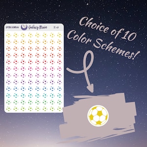 IC-69 Soccer Ball | Icons | Functional Planner Stickers