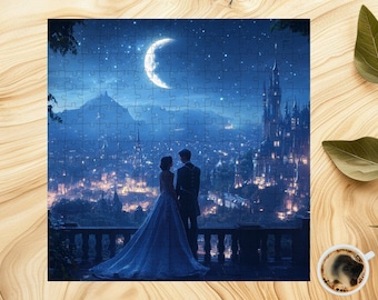 Feyre & Rhysand Velaris Jigsaw Puzzle ACOTAR Merch Night Court Art SJM Merch for Book Lovers Perfect Bookish Gift for Fans Velaris Fantasy