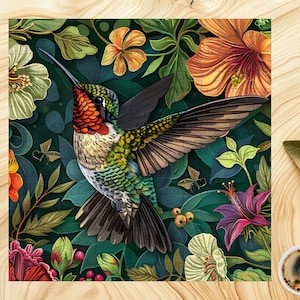 1000+ Pieces Hummingbird Jigsaw Puzzles, Colorful Animal Nature Puzzle, Fun Family Activity, Vibrant Love Gift for Adults & Kids