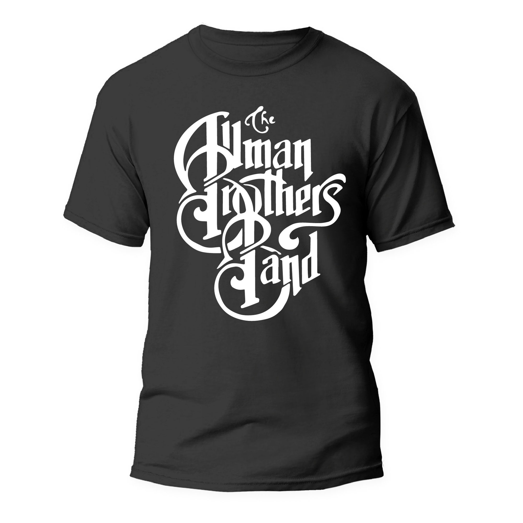 Discover Allman Brothers band T Shirt logo / Black and White T Shirt
