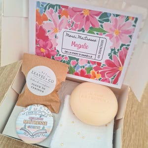 Box maîtresse, cadeau maîtresse, fin année scolaire, maîtresse, personnalisation