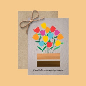 merci de m’aider à grandir carte ensemencée pour maîtresse nounou atsem
