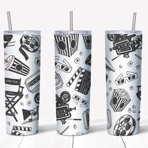 20 oz Skinny Tumbler,  Movie Tumbler Design , Movie Tumbler ,Tumbler  PNG Design, Straight & Tapered, Instant Download