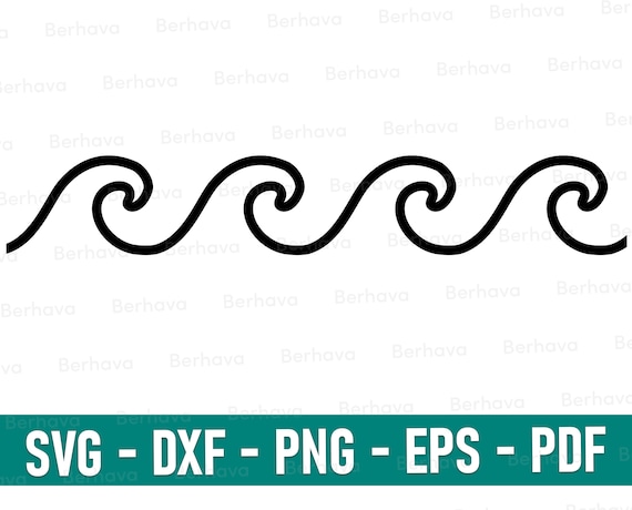 Waves Svg, Waves Cricut,waves Png, Waves Vector Clipart, Waves Silhouette, waves Cut, Waves Print, Waves Dxf, Waves Pdf, Waves Cut File - Etsy Denmark