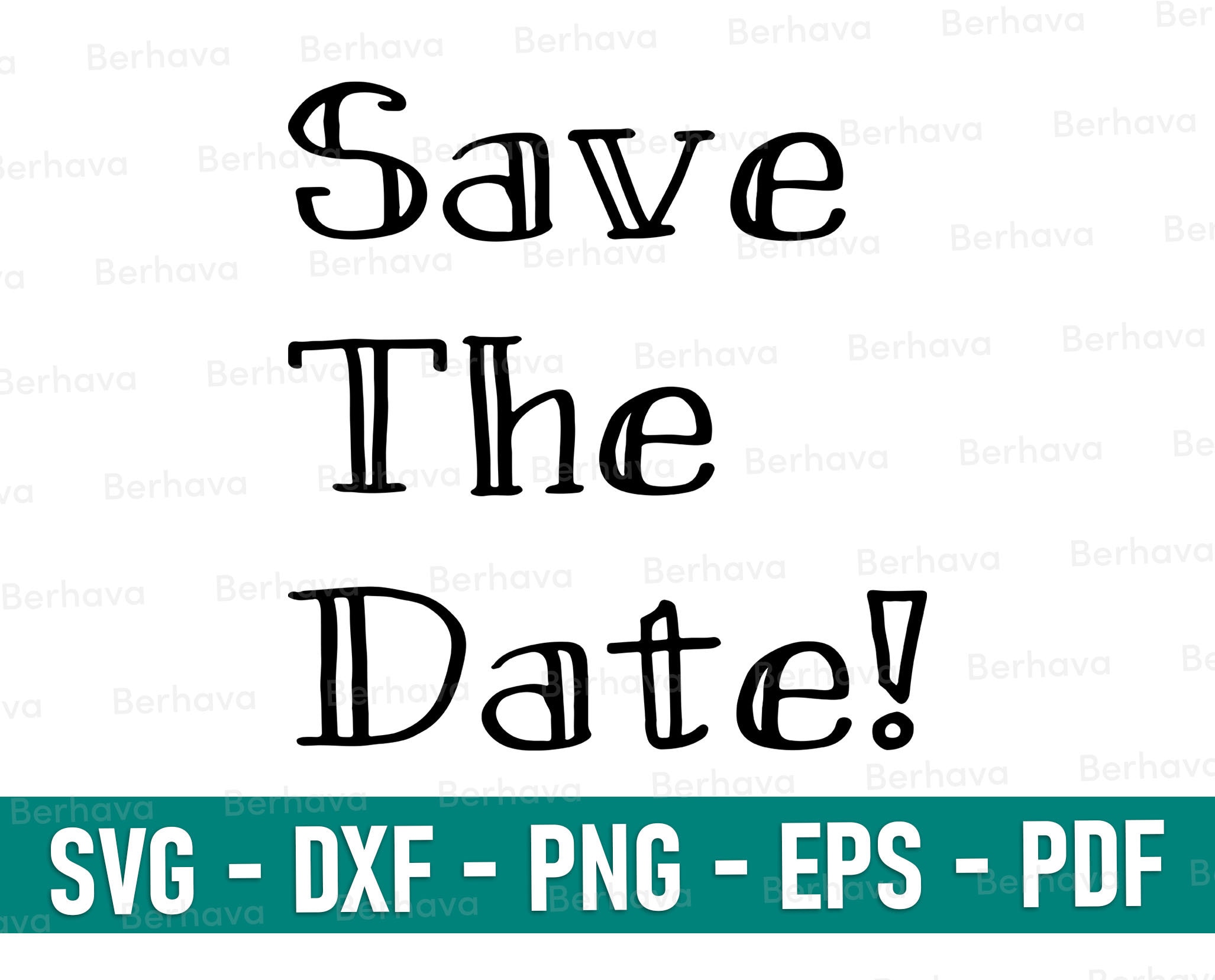 Save The Date Calendar Clipart