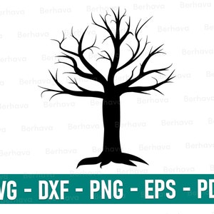 Bare tree svg, Tree branch svg,Tree Svg, Tree Cricut,Tree Png, Tree Vector clipart, Tree Silhouette,Tree Cut, Tree Print, Tree dxf, Tree Pdf
