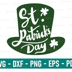 St Patricks day svg, St Patricks day png, Clover svg, leprechaun svg, St Patrick&#39;s Day svg, St Patrick&#39;s Day png, leprechaun hat svg
