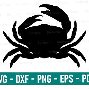 Krab Svg, Krab Cricut, Krab Png, Krab Wektor clipart, Sylwetka Kraba, Krab Cięty, Wydruk Kraba, Krab dxf, Krab Pdf, Plik Cięty Krab
