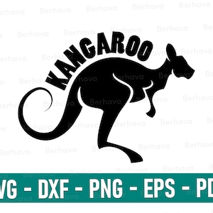 Kangourou Svg, Kangaroo Cricut, Kangaroo Png, Kangaroo Vector clipart, Kangaroo Silhouette, Kangaroo Cut, Kangaroo Print, Kangaroo dxf