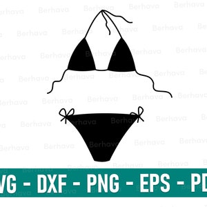 Bikini Svg, Bikini Cricut, Bikini Png, Bikini Vektor Clipart, Bikini Silhouette, Bikini Cut, Bikini Print, Bikini dxf, Bikini Pdf