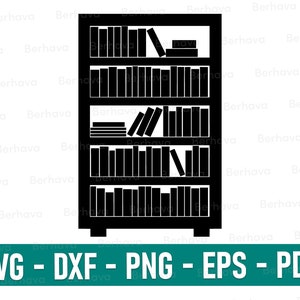 Bookshelf svg, bookshelf png, bookcase svg, bookcase png, library svg, library png,Book Svg, Book Cricut,Book Png, Book Vector clipart