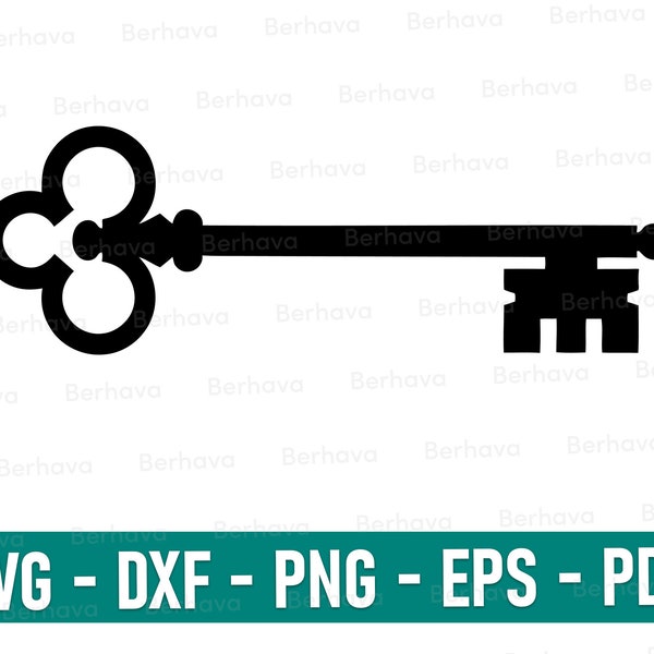 Key SVG, Skeleton Key SVG, Old Key svg, Antique Key svg,  vintage key svg,key cricut, key cut, key cut file key silhouette