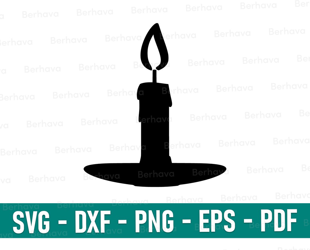 Candle Svg, Candle Cricut,candle Png, Candle Vector Clipart, Candle