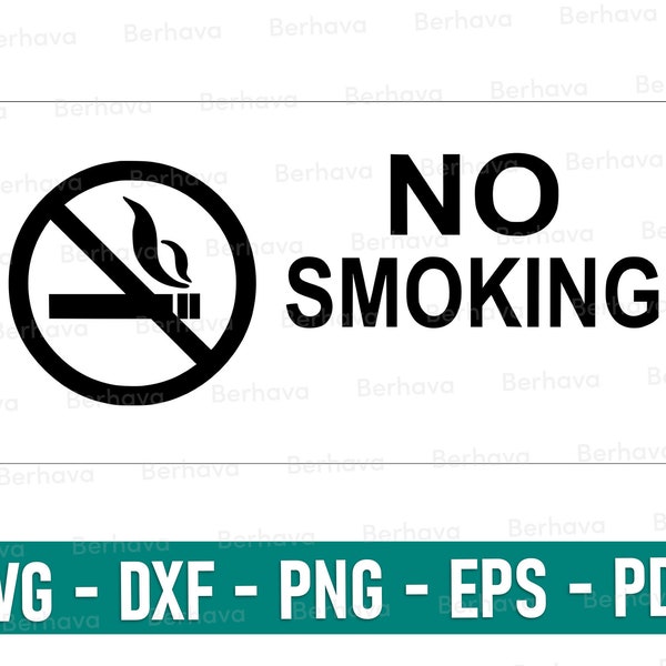 No smoking Svg, No smoking Cricut,No smoking Png, No smoking Vector clipart, No smoking Silhouette,No smoking Cut, No smoking Print