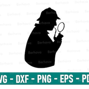 Detective svg/png/dxf/eps/pdf,Detective Svg, Detective Cricut,Detective Png, Detective Vector clipart, Detective Silhouette,Detective Cut