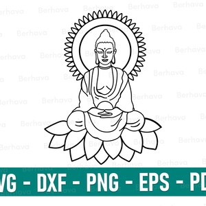 Buddha Svg, Buddha Cricut,Buddha Png, Buddha Silhouette,Buddha Cut, Buddha Print, Buddha dxf, Buddha Pdf, Buddha Cut File, Buddha Art 4