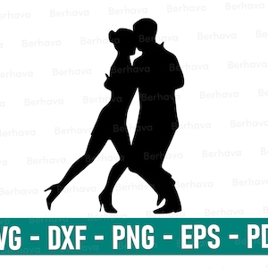 Dancing Couple Silhouette, Dancer SilhouetteDance Svg, Dance Cricut,Dance Png, Dance Vector clipart