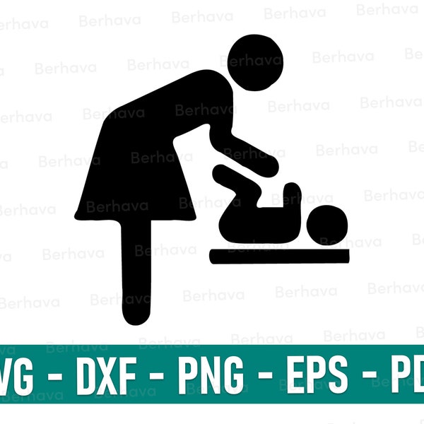 Diaper change  svg/png/dxf/eps/pdf, Diaper change Svg, Diaper change Cricut,Diaper change Png,   | Digital file for instant download.