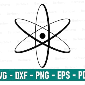 Atom svg/png/dxf/eps/pdf, Atom Svg, Atom Cricut, Atom Png, Atom Vektor Clipart, Atom Silhouette, Atom Cut, Atom Print, Atom dxf, Atom Pdf,