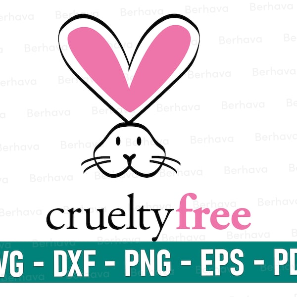 Cruelty Free Svg, Cruelty Free Cricut,Cruelty Free Png,Cruelty Free svg,Cruelty Free Vector Clipart, Cruelty Free Icon SVG, Vegan SVG