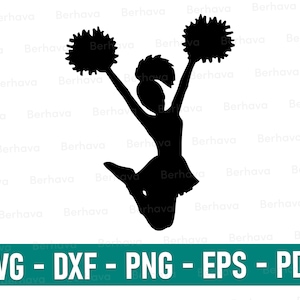 Cheerleader svg/png/dxf/eps/pdf, Cheerleader Svg, Cheerleader,Cheerleader Png, Cheerlader Silhouette | Digital file for instant download.