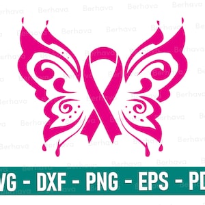 Breast Cancer Pink Ribbon svg/png/dxf/eps/pdf,Cancer Ribbon svg, Awareness Ribbon, Pink Ribbon svg, Breast Cancer svg,Cancer Awareness.4