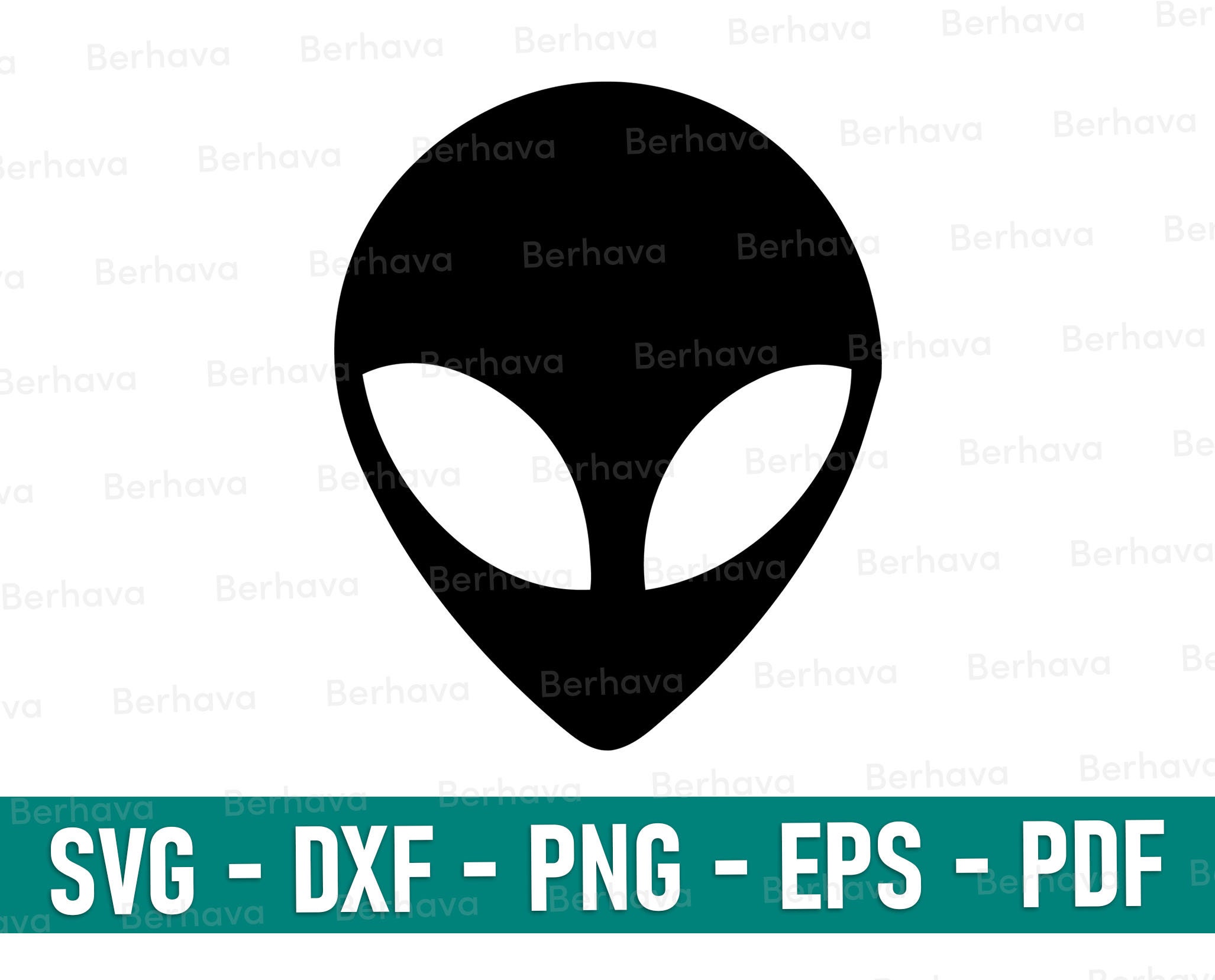 Alien Svg Alien Cricutalien Png Alien Vector Clipart Alien Etsy Ireland