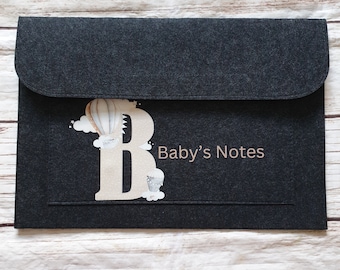 Personalised Pregnancy/Maternity Notes Folder, Doument Folder, New Mum Gifts, New Baby Gifts, Rainbow Baby, IVF Journey, Hospital Bag