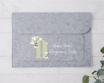 Personalised Pregnancy Maternity Notes Folder, Baby Book Holder, New Mum Gifts, New Baby Gifts, Rainbow Baby, IVF, Baby Shower Gift Idea